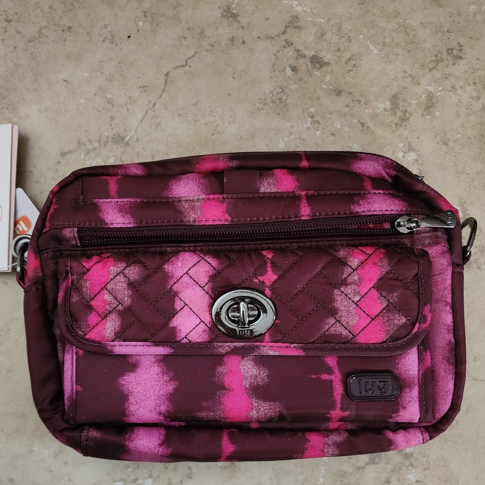 NWT Lug Switch Shibori Wine